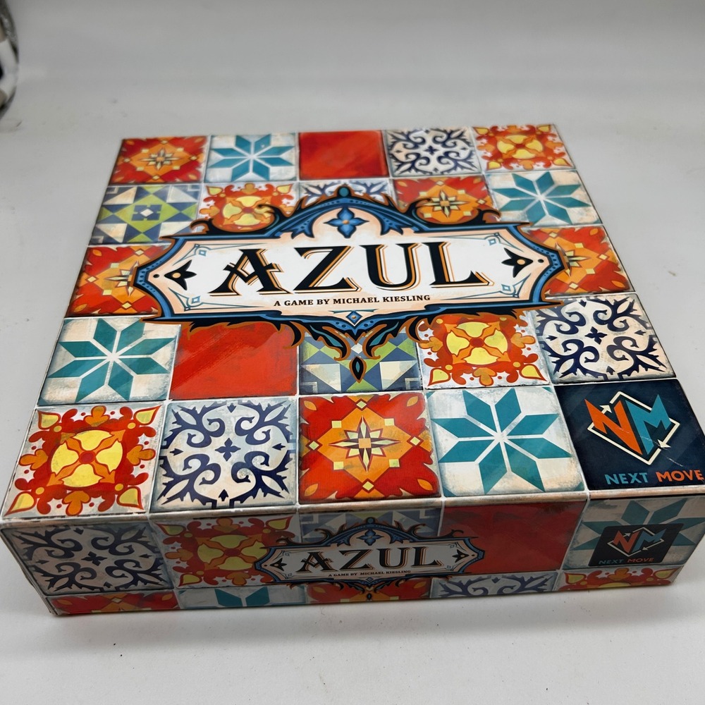 Azul Board Game Michael Kiesling Next Move Games Strategy Tile Placement